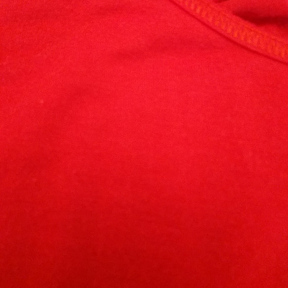 Red racerback extra Long Tank Slip swim cover-up - Picture 7 of 7
